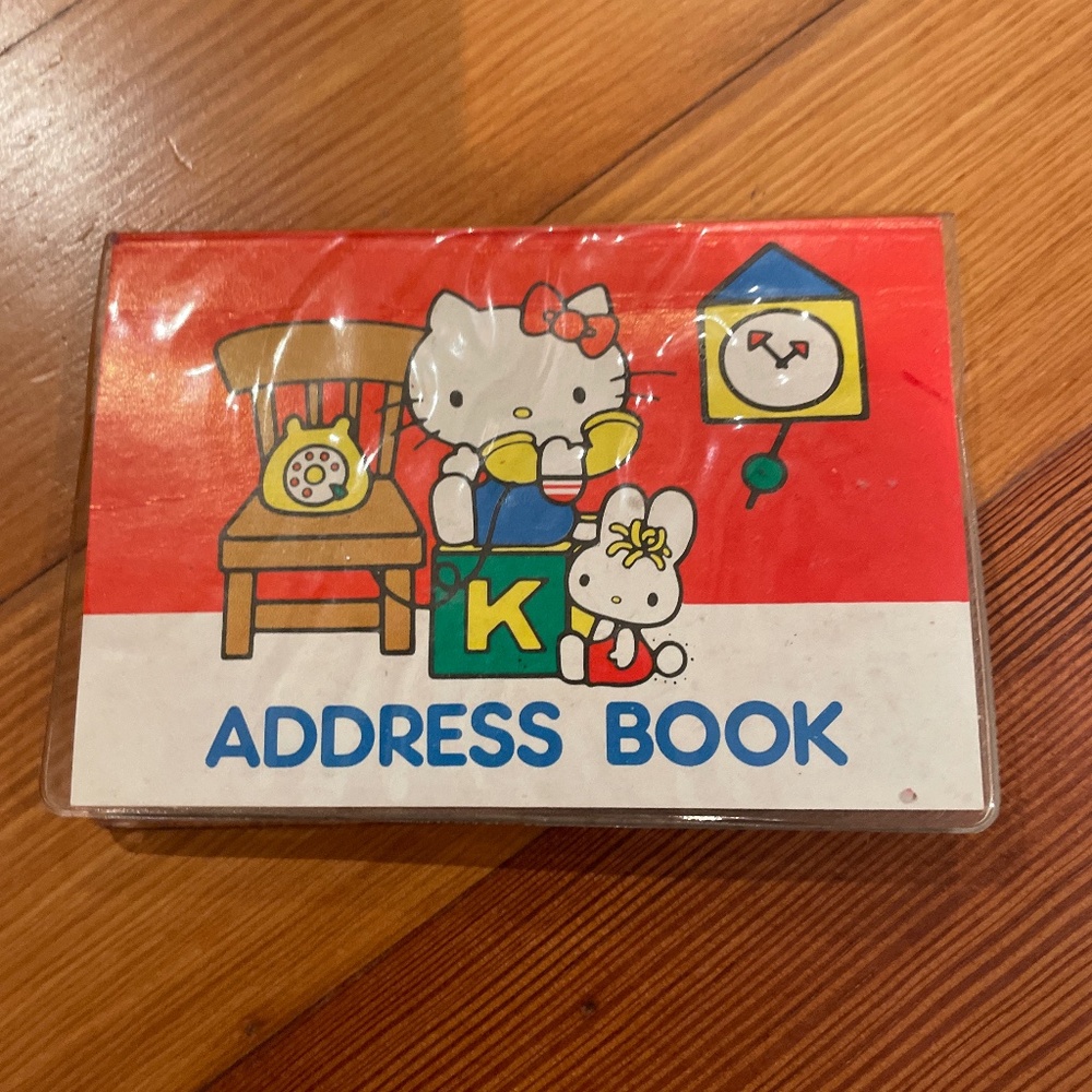 Vintage Hello Kitty address book